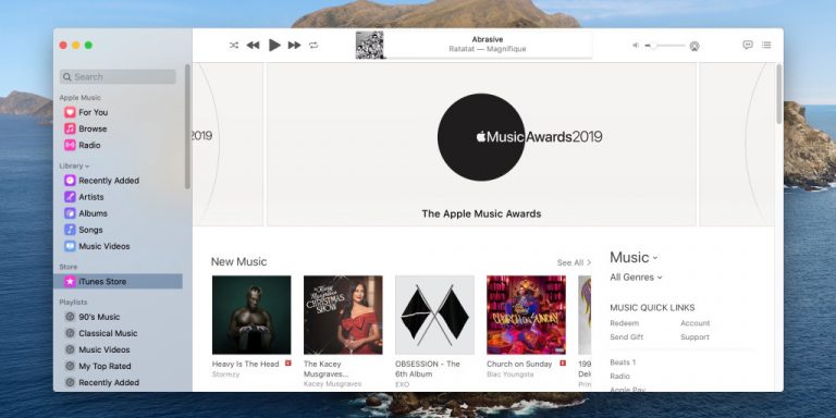 macOS Catalina: как показать iTunes Store в приложении «Музыка»