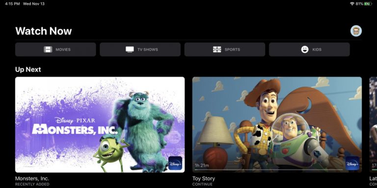 Как использовать Disney + с приложением Apple TV и Up Next
