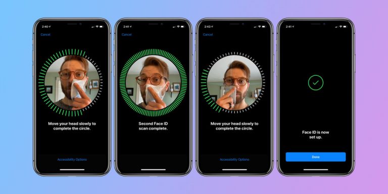 iPhone: как использовать Face ID с маской