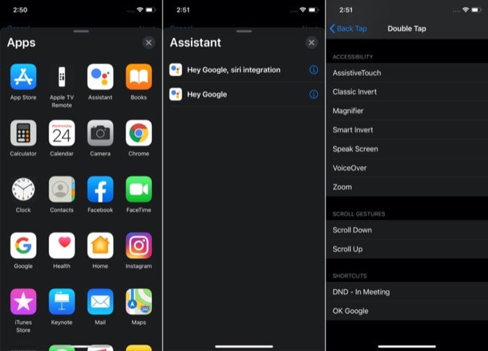 Как использовать Back Tap на iOS 14 для запуска Google Assistant (или любого приложения)