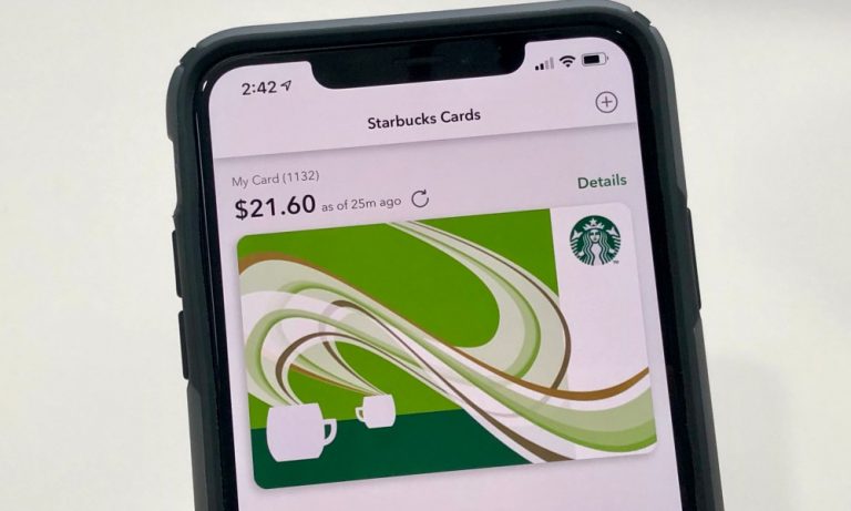 Как добавить подарочную карту Starbucks в приложение и оплатить с помощью телефона