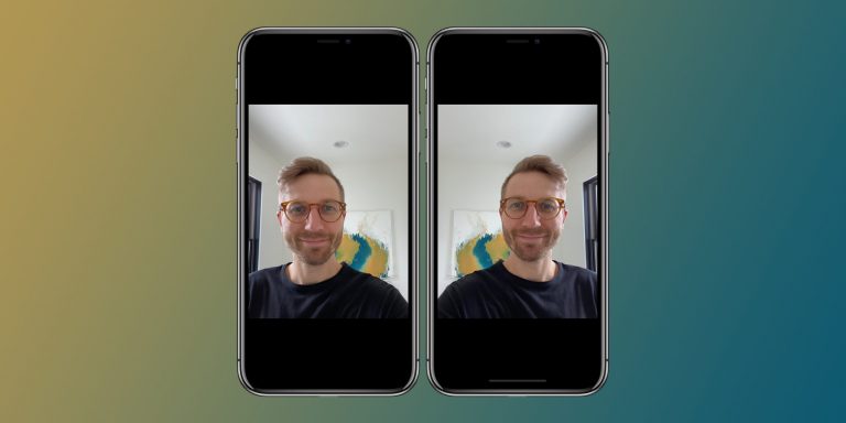 Как отразить селфи iPhone с помощью приложения «Камера» в iOS 14