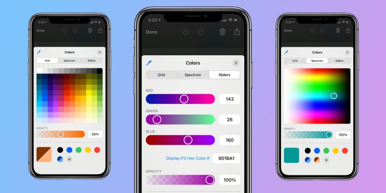 Как использовать новые инструменты цвета разметки для iPad и iPhone