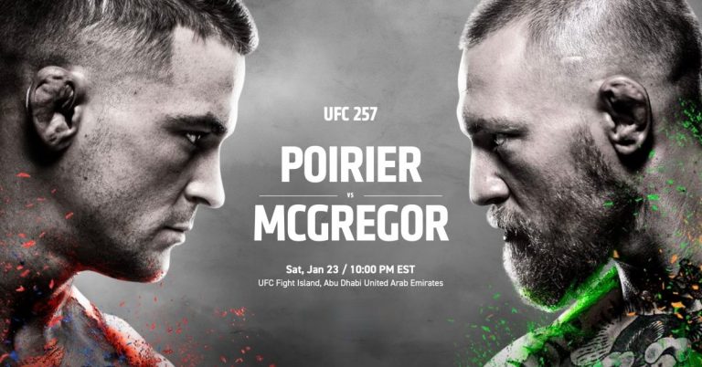 Смотрите McGregor vs Poirier UFC 257 на iPhone, Mac, в Интернете