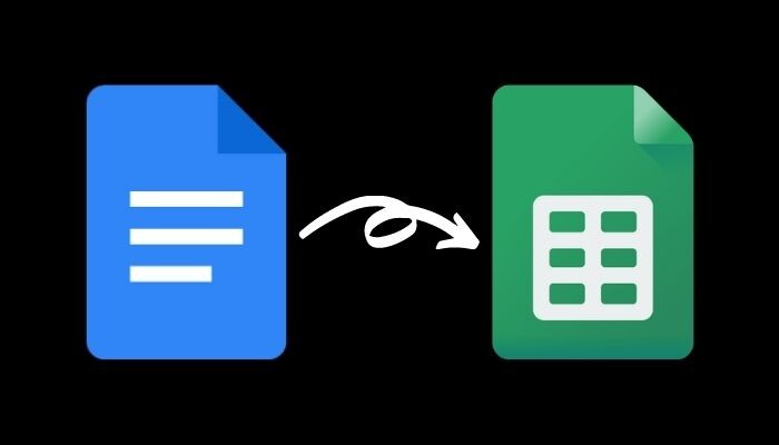 Как импортировать документ Google Docs в Google Sheets