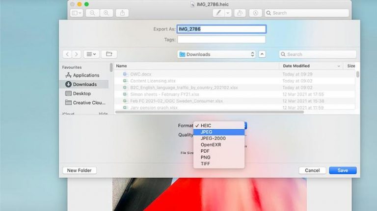 Как конвертировать файлы HEIC в JPEG на Mac и открывать HEIC на Mac