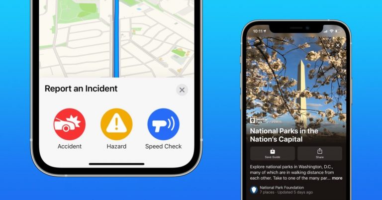 Несчастные случаи в Apple Maps: как сообщать об инцидентах и ​​многое другое
