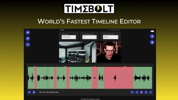 TimeBolt: авторедактирование записанных аудио/видеоклипов на Mac и Windows