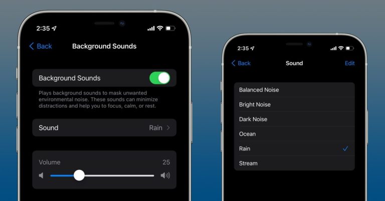 Как использовать фоновые звуки iPhone в iOS 15