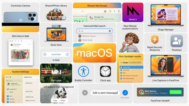 5 лучших новых функций macOS 13 Ventura