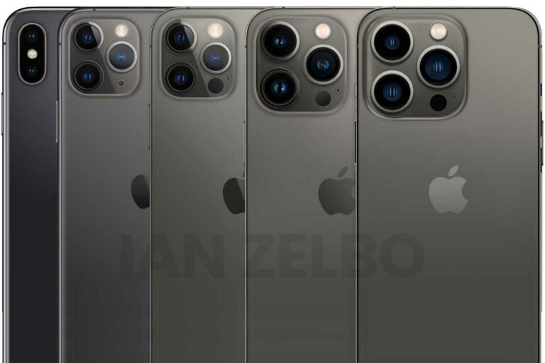 Это замечательное изображение показывает, насколько большим будет выступ камеры iPhone 14 Pro.