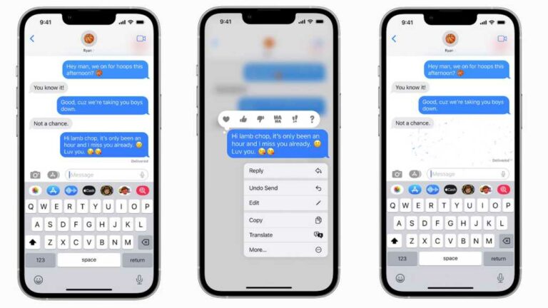 iOS 16: как редактировать и отменять текстовые сообщения на вашем iPhone