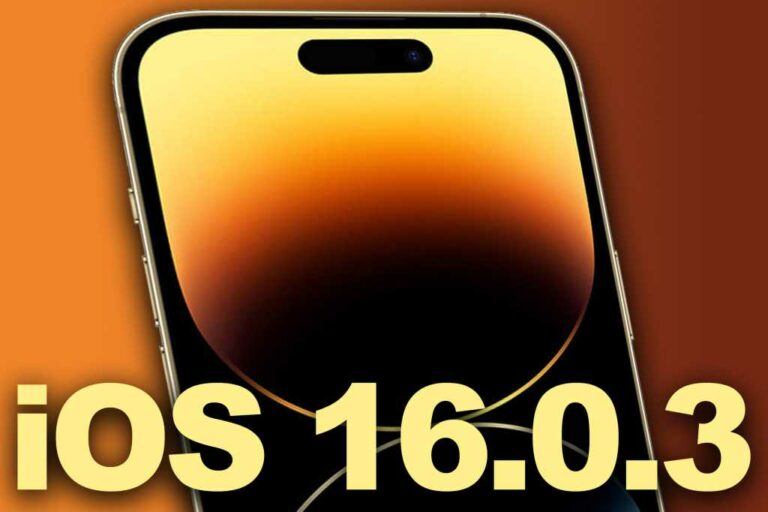 Apple выпускает iOS 16.0.3 с iPhone 14, исправления Mailjack перед iOS 16.1