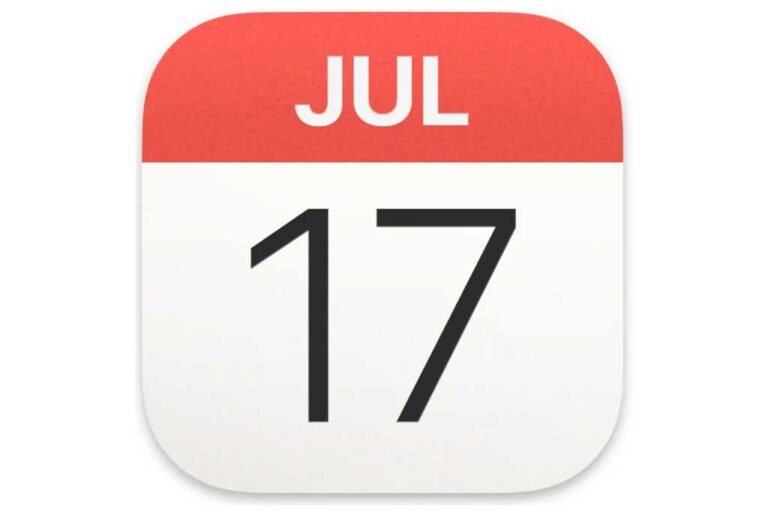 Календарь Apple: события окрашиваются в отдельные календари
