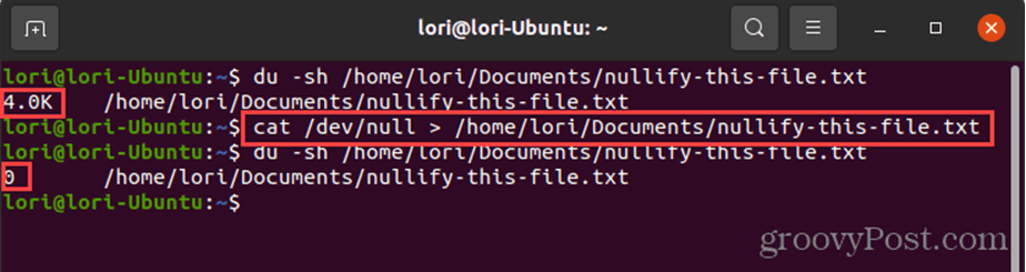 Перенаправить /dev/null в файл в Linux