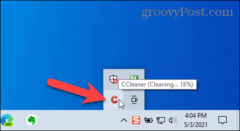 CCleaner автоматически запускается и очищается
