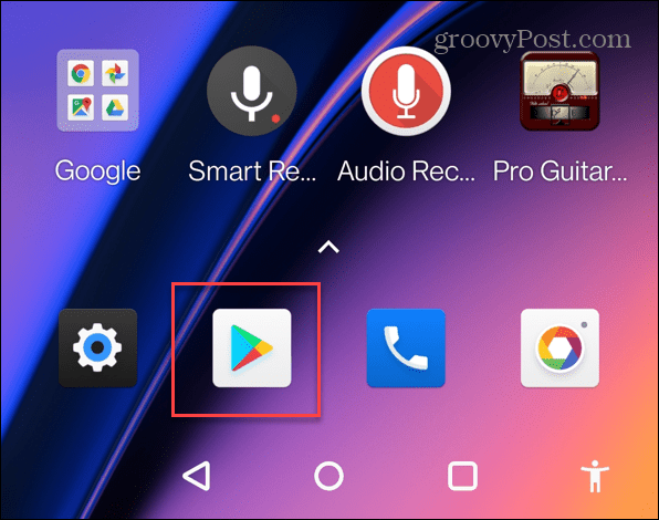 Google Play Store как обновить приложения на Android