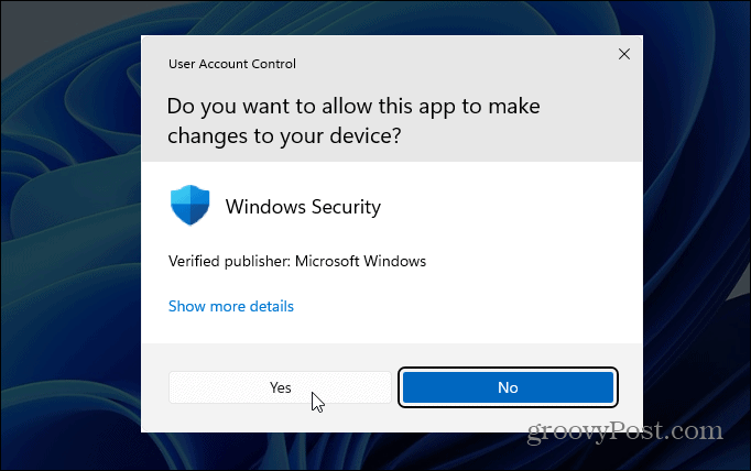 Контроль учетных записей пользователей Windows 11