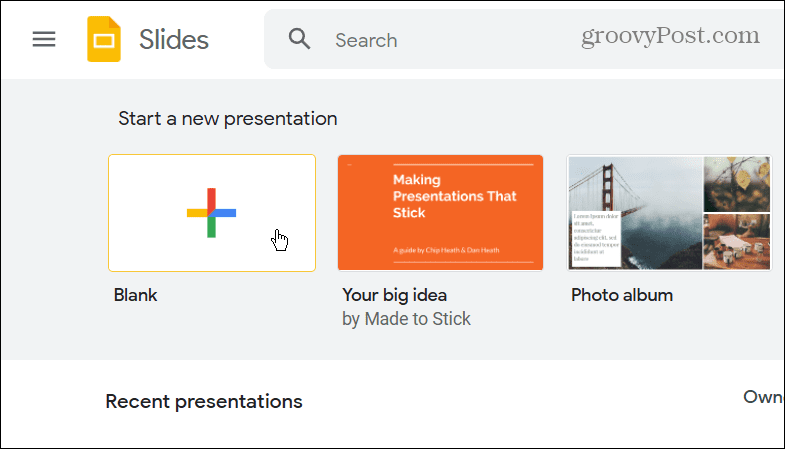 преобразовать powerpoint в слайды google