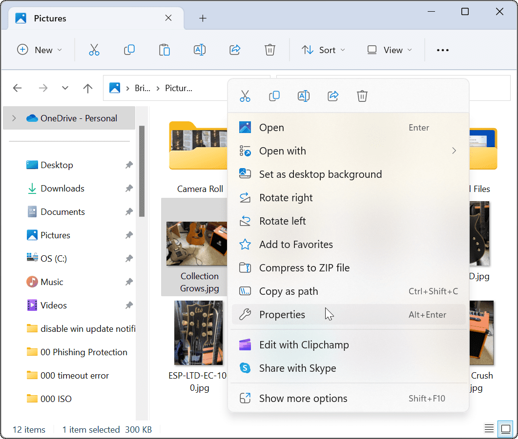 Добавление тегов к файлам в Windows 11