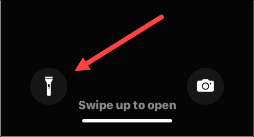 кнопка фонарика экран блокировки iphone