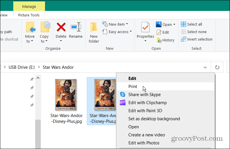 Преобразование PNG в PDF в Windows