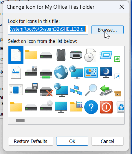 Настройка системных значков Windows 11