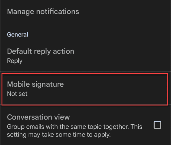 изменить подпись на gmail
