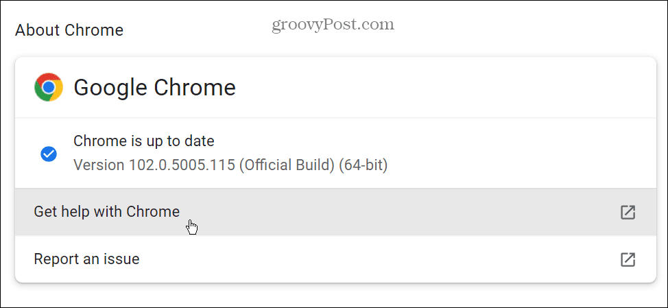 обновить Chrome