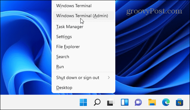 Администратор терминала Windows