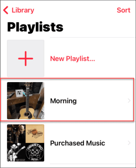изменить картинку плейлиста в Apple Music