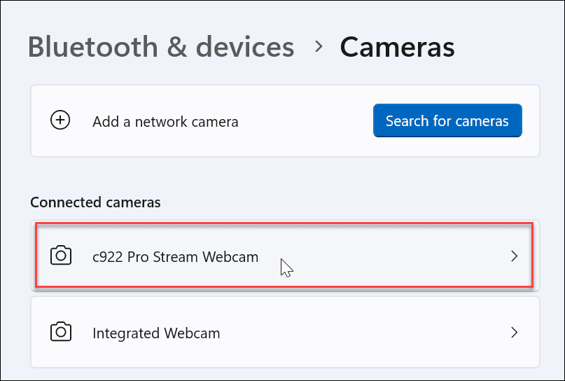 Управление настройками веб-камеры в Windows 11