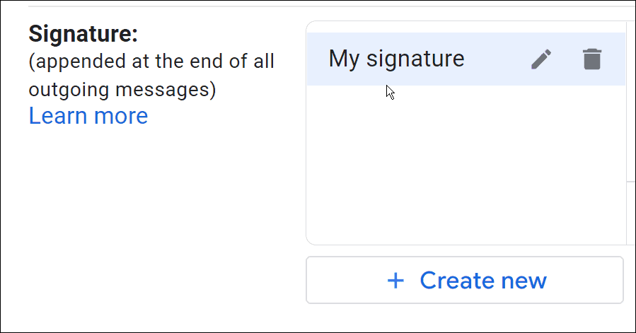 подпись для изменения