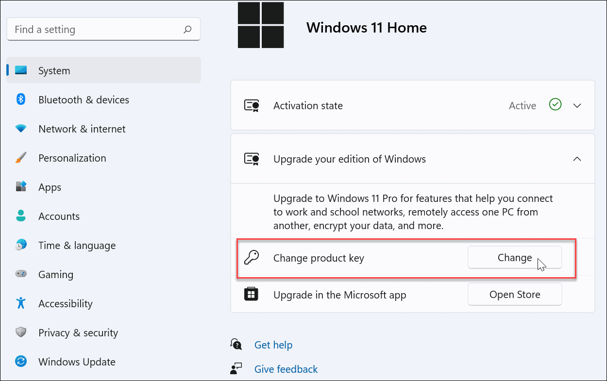 обновление версии Windows