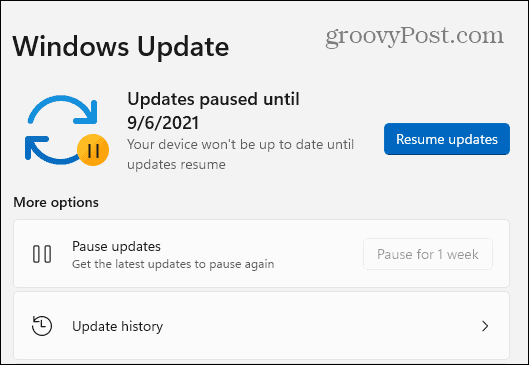 Обновления Windows 11 приостановлены