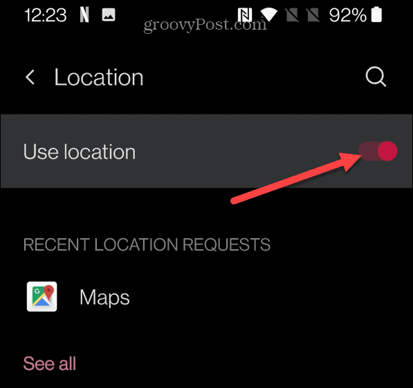 откалибровать карты google использовать местоположение