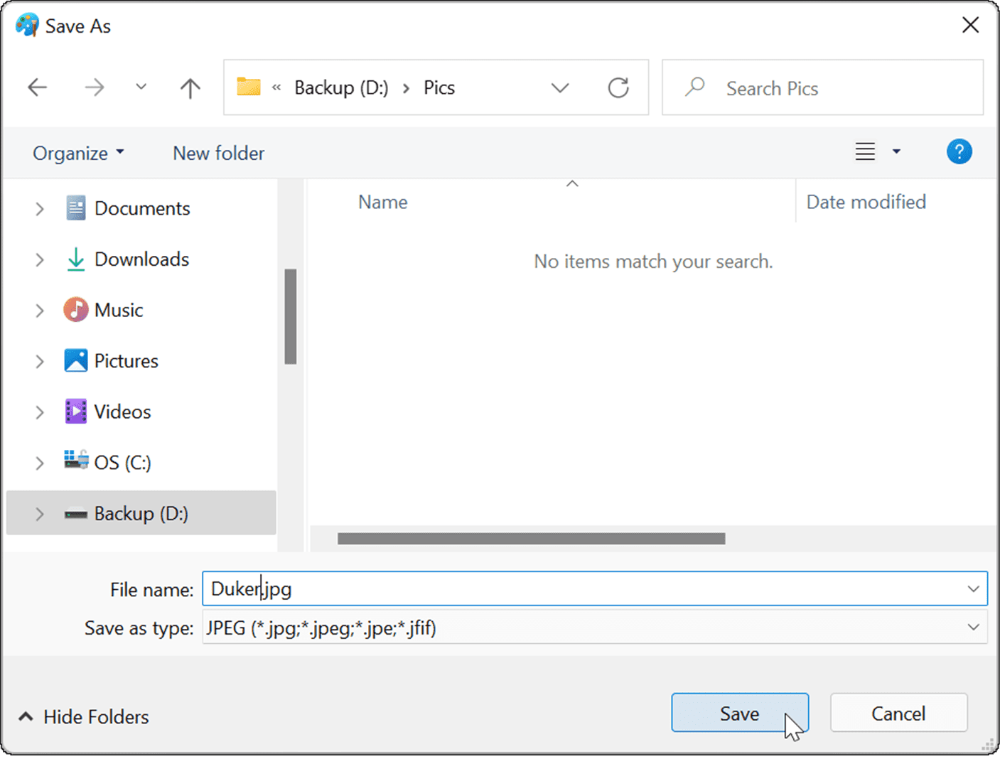 Проводник конвертирует png в jpg в Windows 11