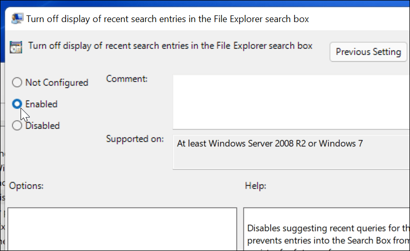 отключить результаты веб-поиска в Windows 11