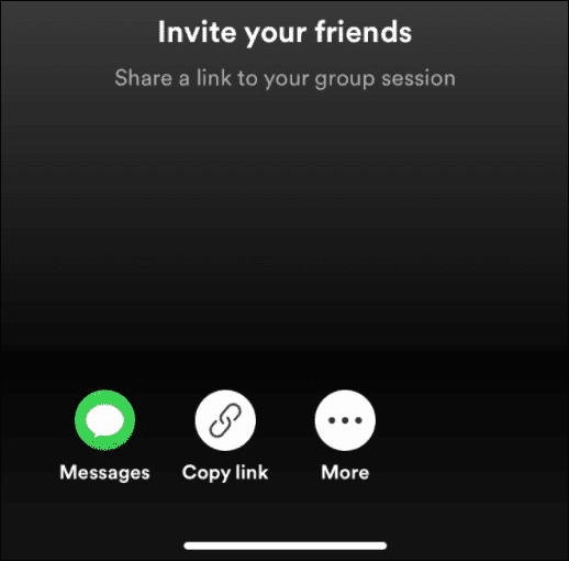  приглашать слушать Spotify с друзьями
