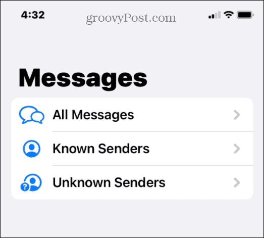 Как скрыть спам-тексты от неизвестных отправителей на iPhone