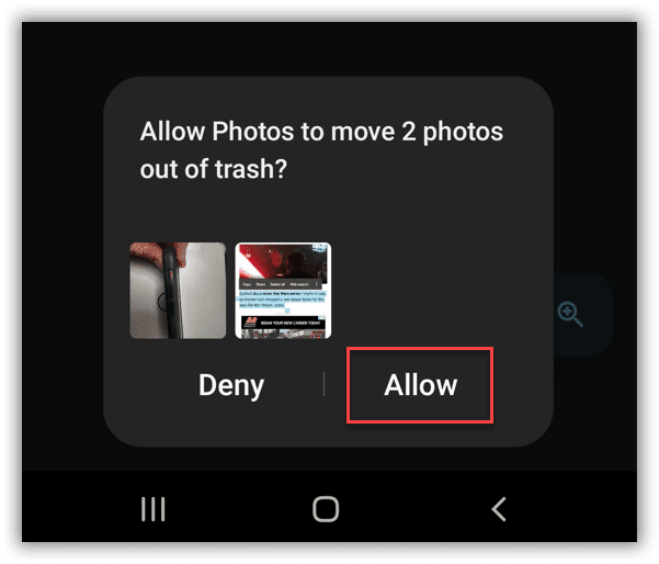 Восстановить удаленные фотографии на Android
