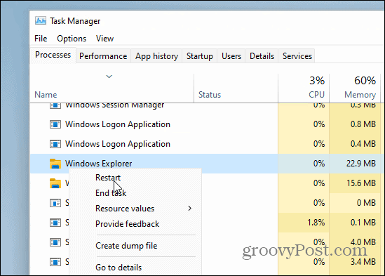 Предотвращение редактирования быстрых настроек в Windows 11