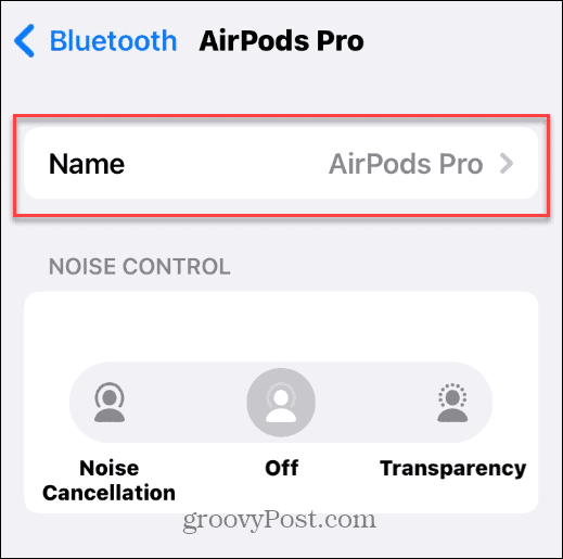 Измените имя ваших AirPods