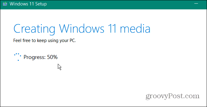 Создание носителя Windows 11