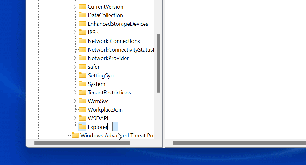 Предотвращение редактирования быстрых настроек в Windows 11