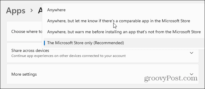 Другие функции приложения для установки Windows 11