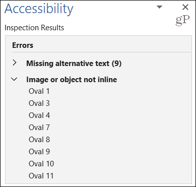 Ошибки средства проверки доступности Microsoft Office
