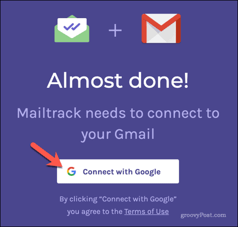Подключение Mailtrack к Gmail