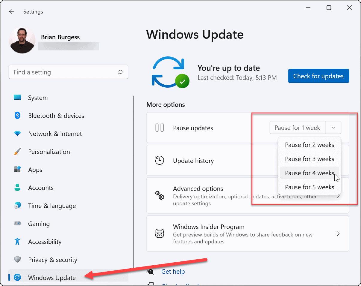 Новые недели приостанавливают обновление Windows 11
