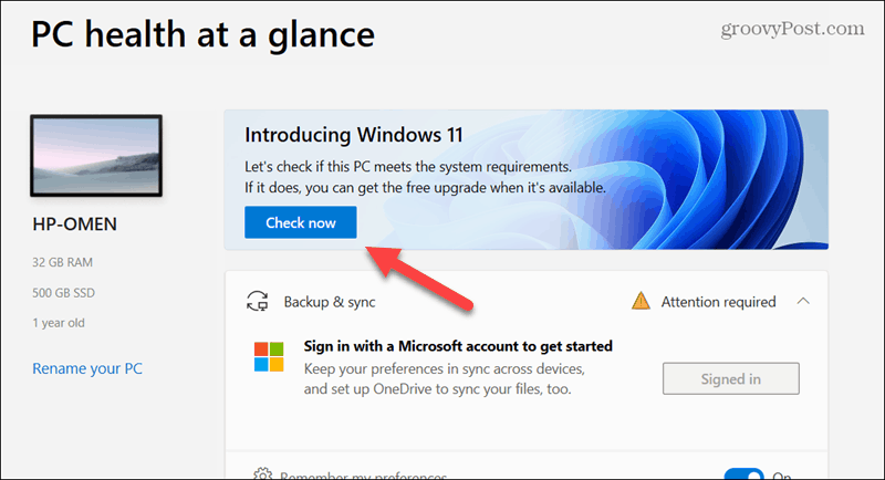Проверка работоспособности Windows 11